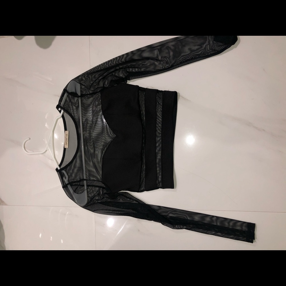 Mesh crop top